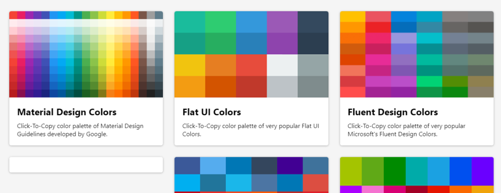 Material UI - Situs Warna Flat Design Terbaik  