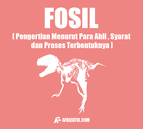 Pengertian Fosil Menurut Para Ahli, Syarat dan Proses Terbentuknya
