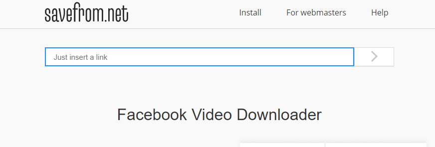 cara download video dari facebook android ensavefrom