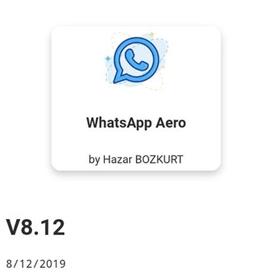 Download Whatsapp Aero v8.12