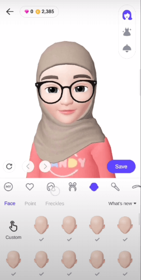 karakter hijab animoji