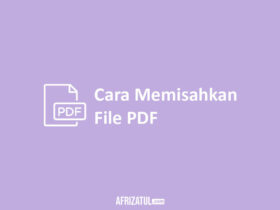 Cara Memisahkan File PDF