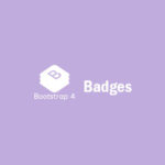 bootstrap4 badges