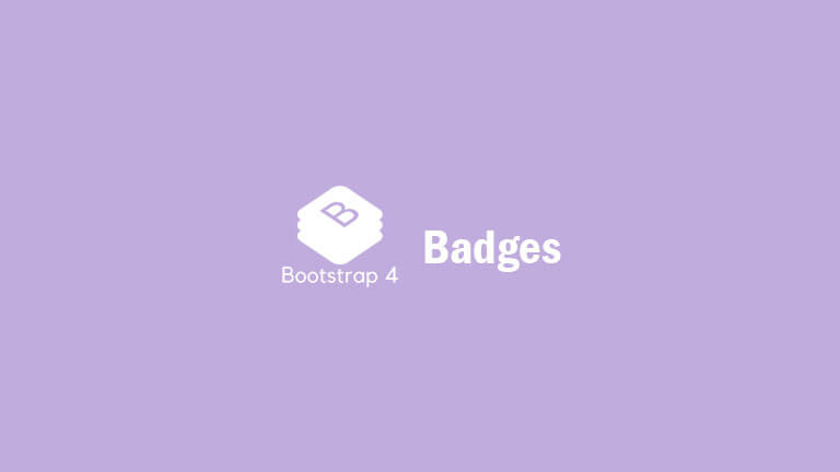 bootstrap4 badges