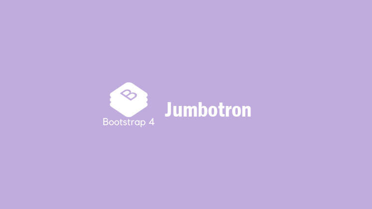 bootstrap4 jumbotron
