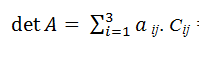 determinan matriks 3x3 kofaktor