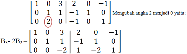 mengubah angka 2 menjadi 0 di kolom 2