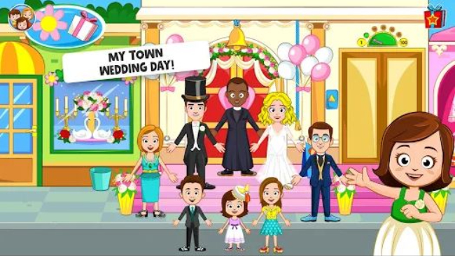 My Town Wedding Day Girl Game